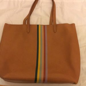 Madewell Rainbow transport tote